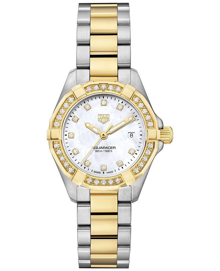 Часы TAG Heuer Aquaracer WBD1423.BB0321 — женские, перламутровый