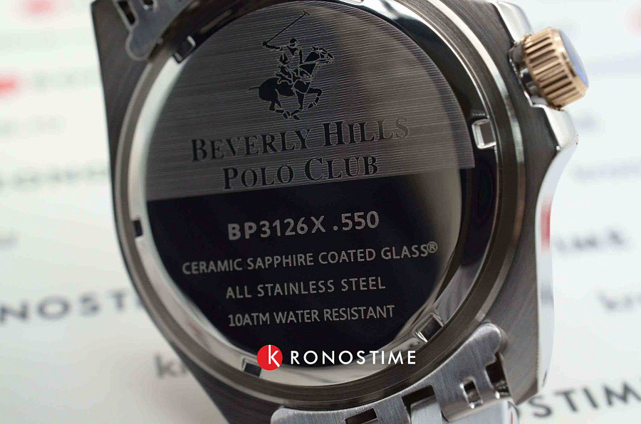 Часы Beverly Hills Polo Club BP3126X.550 — кварцевые, сталь