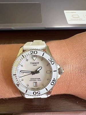 Фото покупателя: Швейцарские наручные часы Tissot Seastar 1000 T120.210.17.116.00 с хронографом