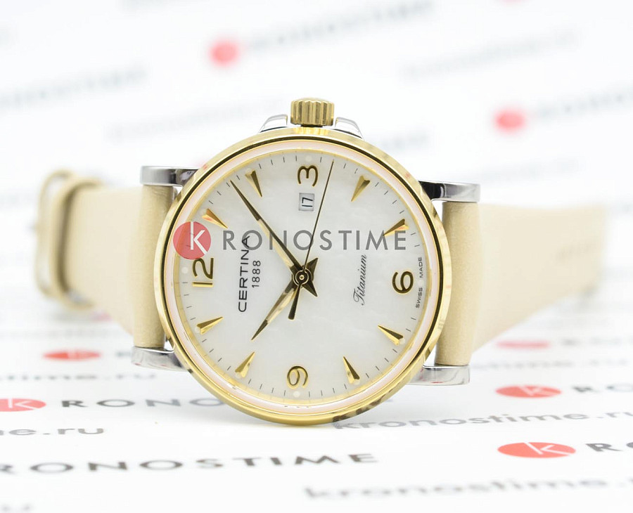 Часы Certina DS Caimano Ladies Titanium C017.210.56.117.00 — кварцевые, титан