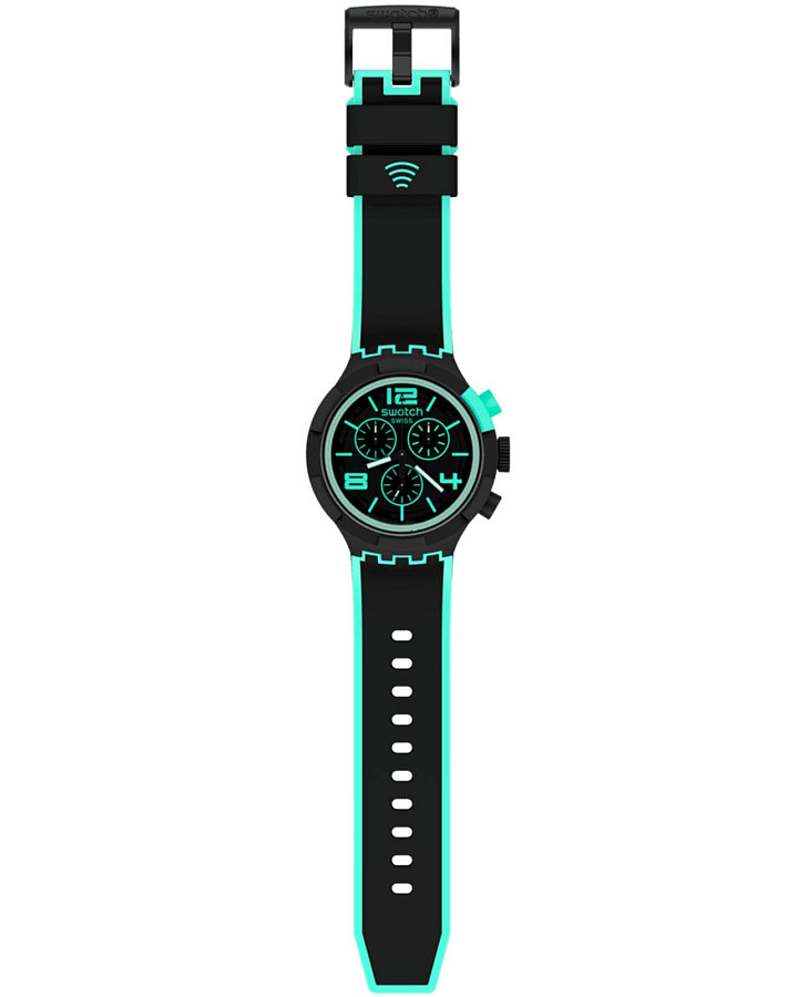 Часы Swatch Big Bold Chrono Pay! SB02B100-5300 — пластик, Швейцария