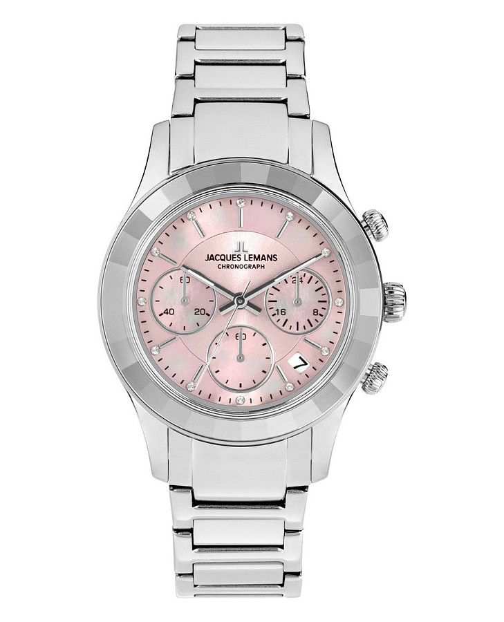 Часы Jacques Lemans Venice 1-2151L — женские, розовый