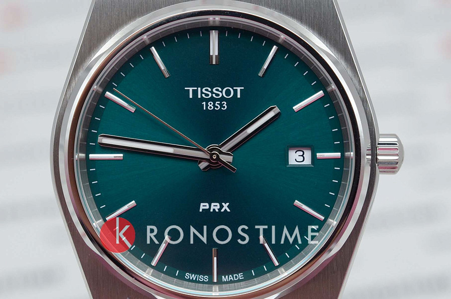 Часы Tissot PRX T137.410.11.091.00 — металл сталь, Швейцария