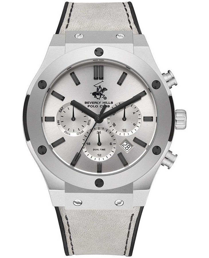 Часы Beverly Hills Polo Club BP3690X.066 — мужские, белый