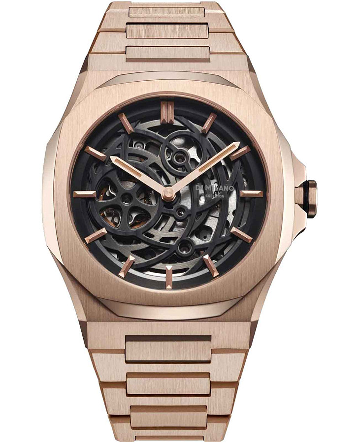 Часы D1 Milano Skeleton SKBJ12 — мужские, черный