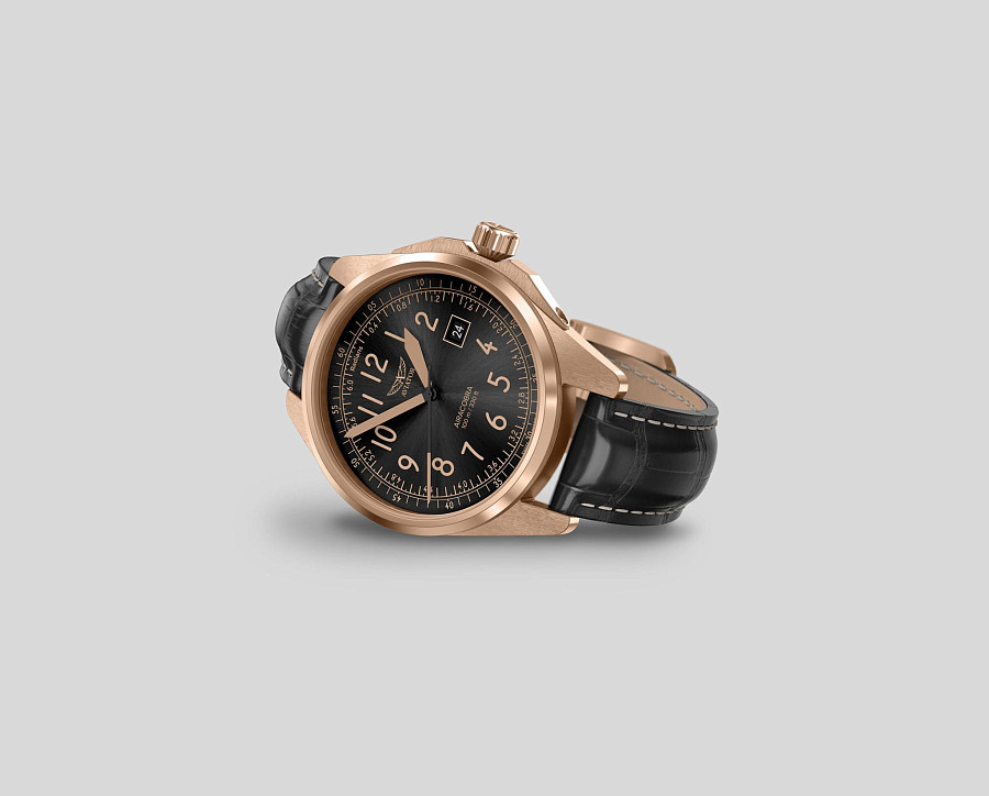 Часы Aviator Airacobra 43 Type B V.1.38.2.324.4 — кварцевые, сталь металл
