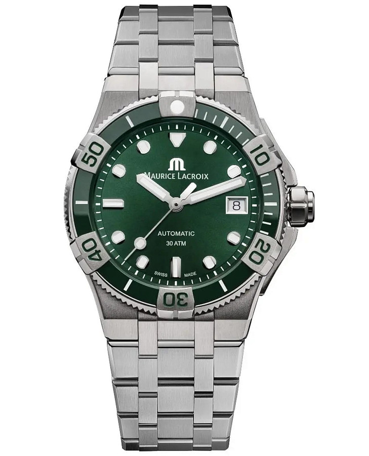 Часы Maurice Lacroix Aikon AI6057-SSL5F-630-D — женские, зеленый