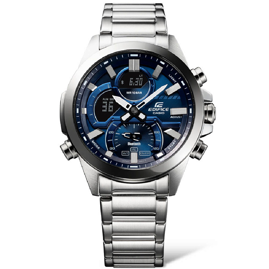 Часы Casio Edifice ECB-30D-2ADF (ECB-30D-2A) — кварцевые, сталь металл