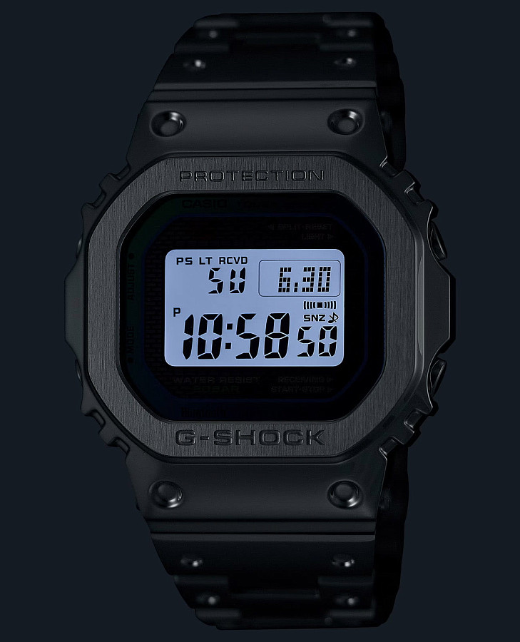 Часы Casio G-Shock GMW-B5000PC-1 — сталь металл, Япония