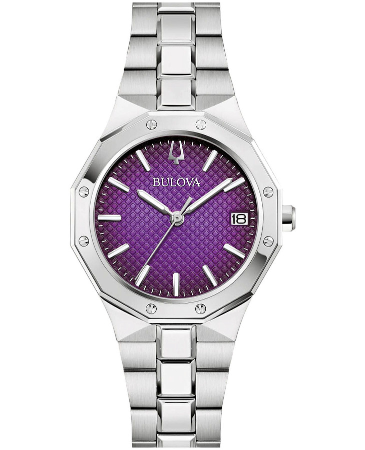 Часы Bulova Prestige 96M168 — женские, фиолетовый