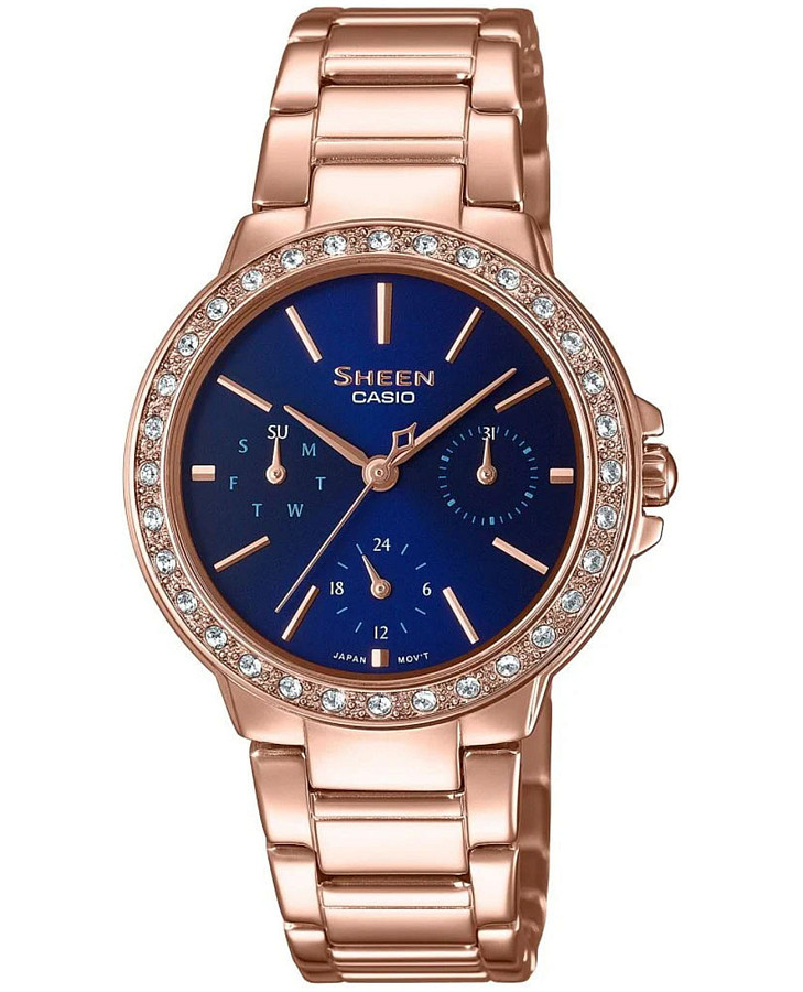 Часы Casio Sheen SHE-3069PG-2AUDF — женские, синий