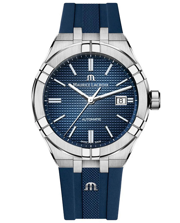 Часы Maurice Lacroix Aikon Automatic AI6008-SS000-430-4 — мужские, синий