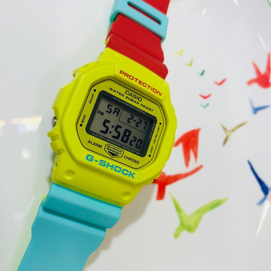 Часы Casio G-Shock DW-5600CMA-9 — электронные, пластик