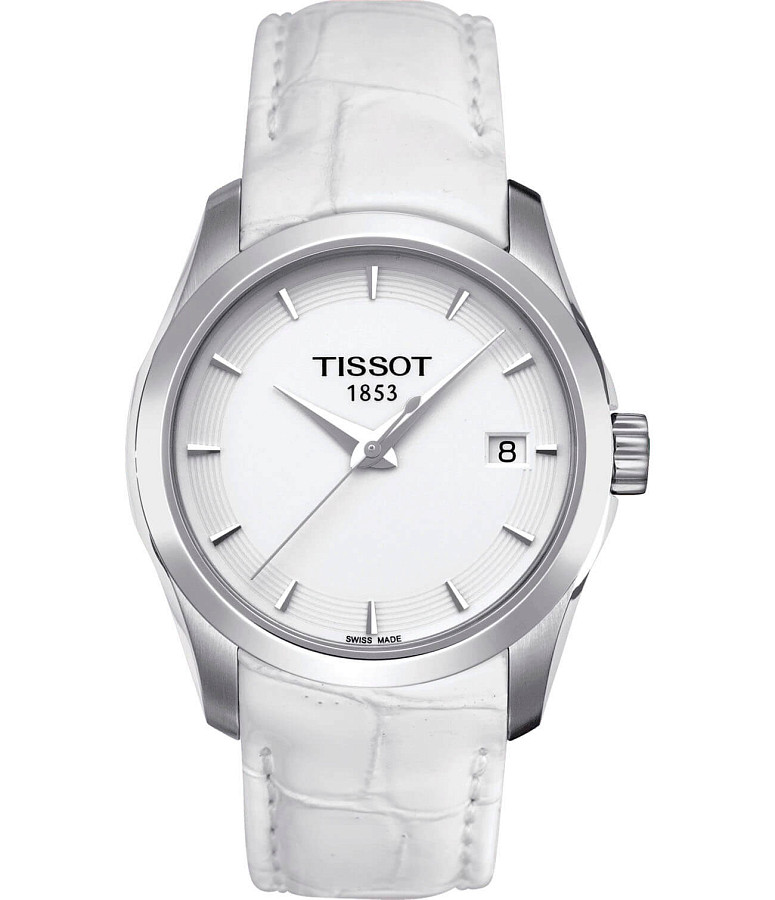 Часы Tissot Couturier Lady T035.210.16.011.00 — женские, белый
