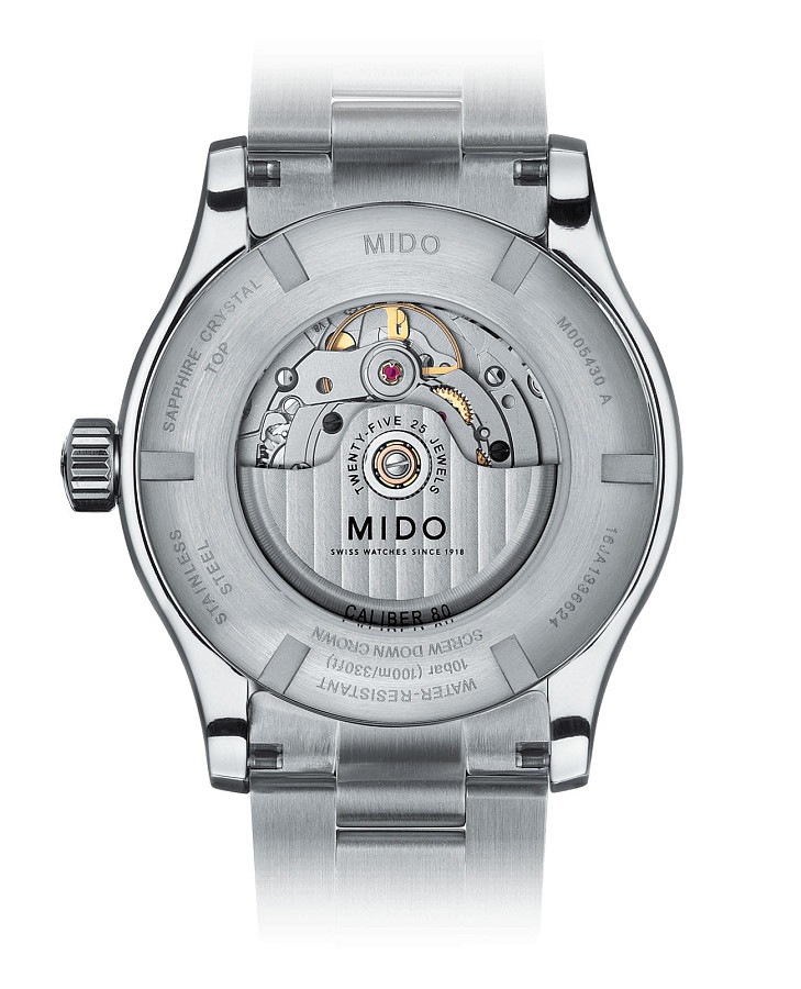 Часы Mido Multifort Gent M005.430.11.031.80 — механические, металл сталь