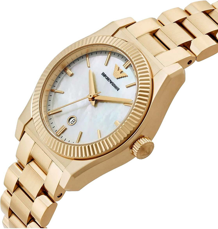 Часы Emporio Armani Federica AR11657 — женские, нержавеющая сталь с ip-покрытием