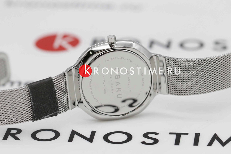 Часы Obaku Onyx V253LXCBMC — сталь металл, Дания