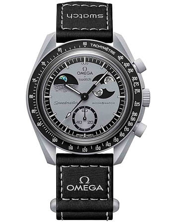 Swatch x Omega Bioceramic Moonswatch Mission to EarthPhase SO33M700