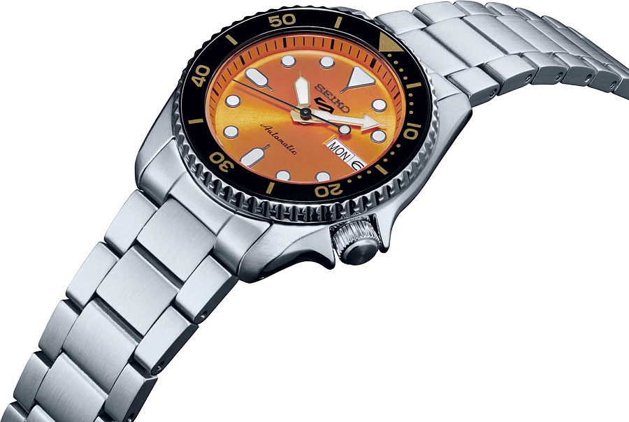 Часы Seiko 5 Sports SRPK35K1 — мужские, нержавеющая сталь