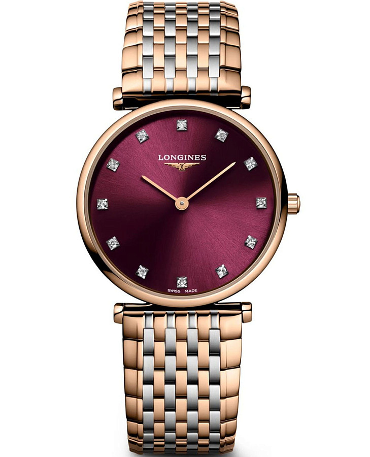 Часы Longines La Grande Classique de Longines 29 mm L4.512.1.68.7 — женские, бордовый