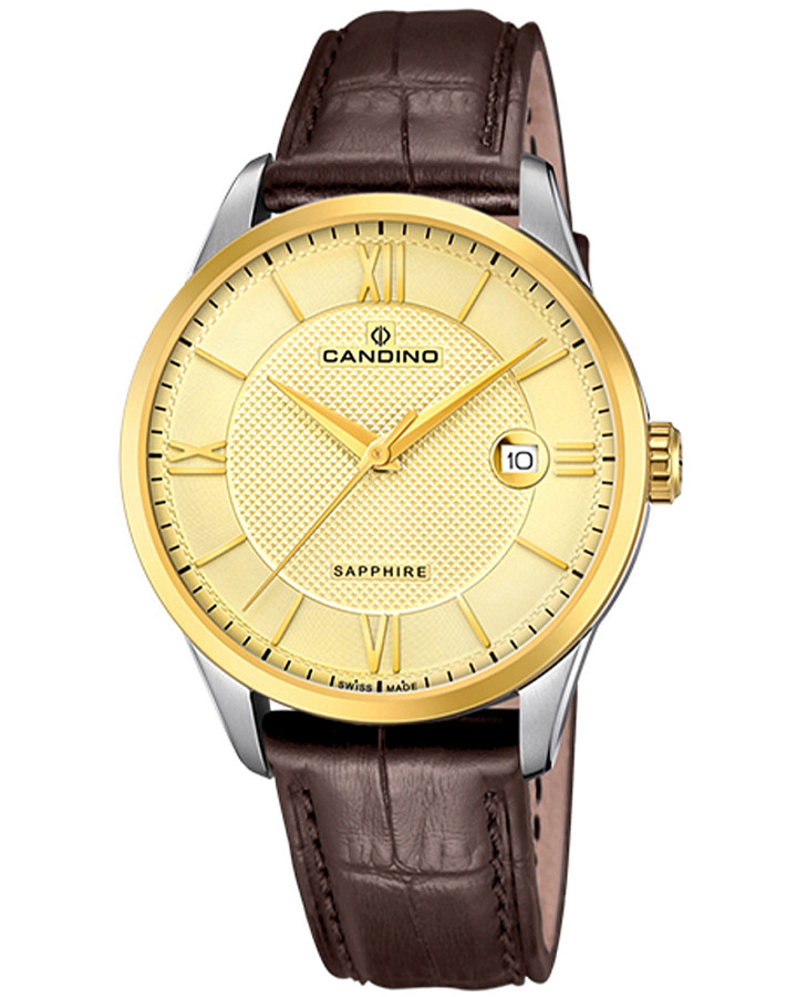 Часы Candino Couple Gents C4708/A — мужские, золотистый