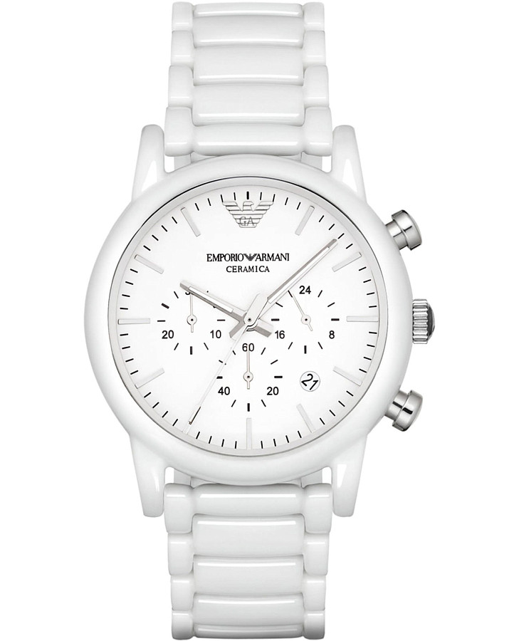 Часы Emporio Armani Luigi AR1499 — мужские, белый