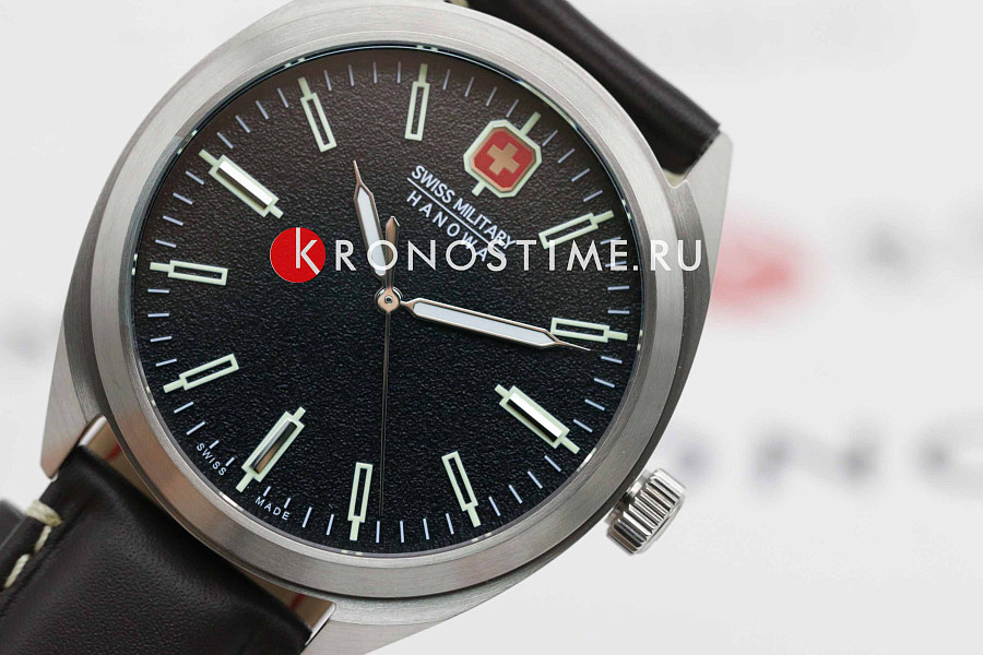 Часы Swiss Military Hanowa Racer SMWGA7000701 — кожаный, мужские