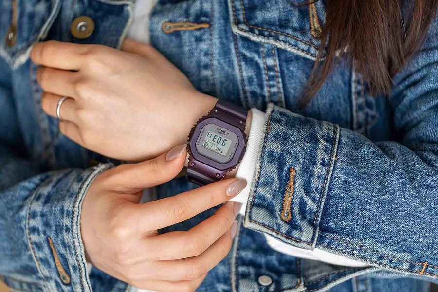 Часы Casio G-Shock GM-S5600MF-6DR (GM-S5600MF-6) — сталь металл пластик, Япония