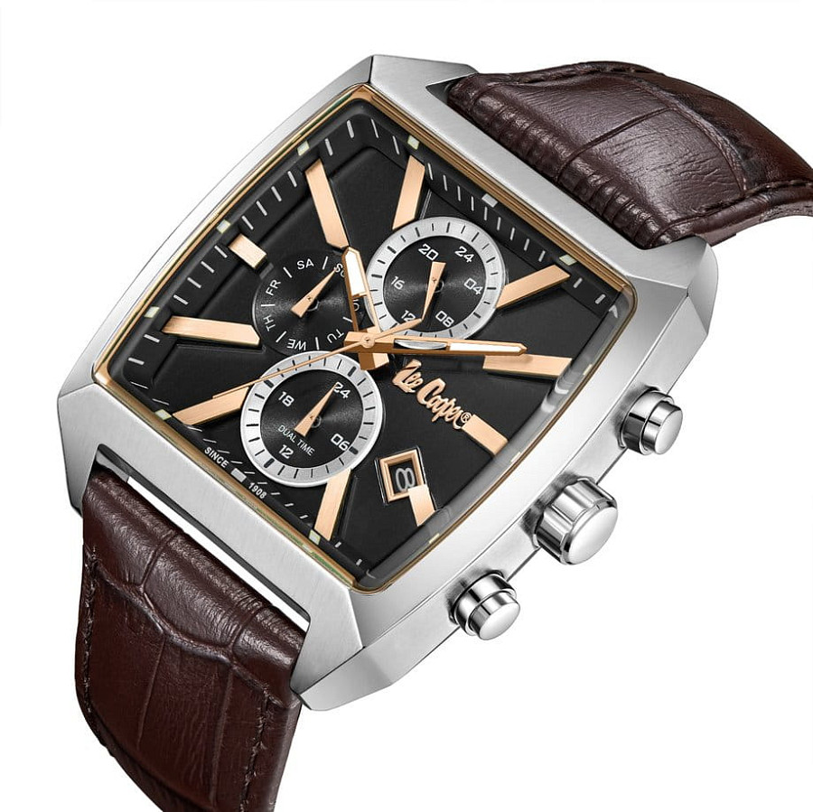 Часы Lee Cooper LC08180.362 — кварцевые, суперметалл металл