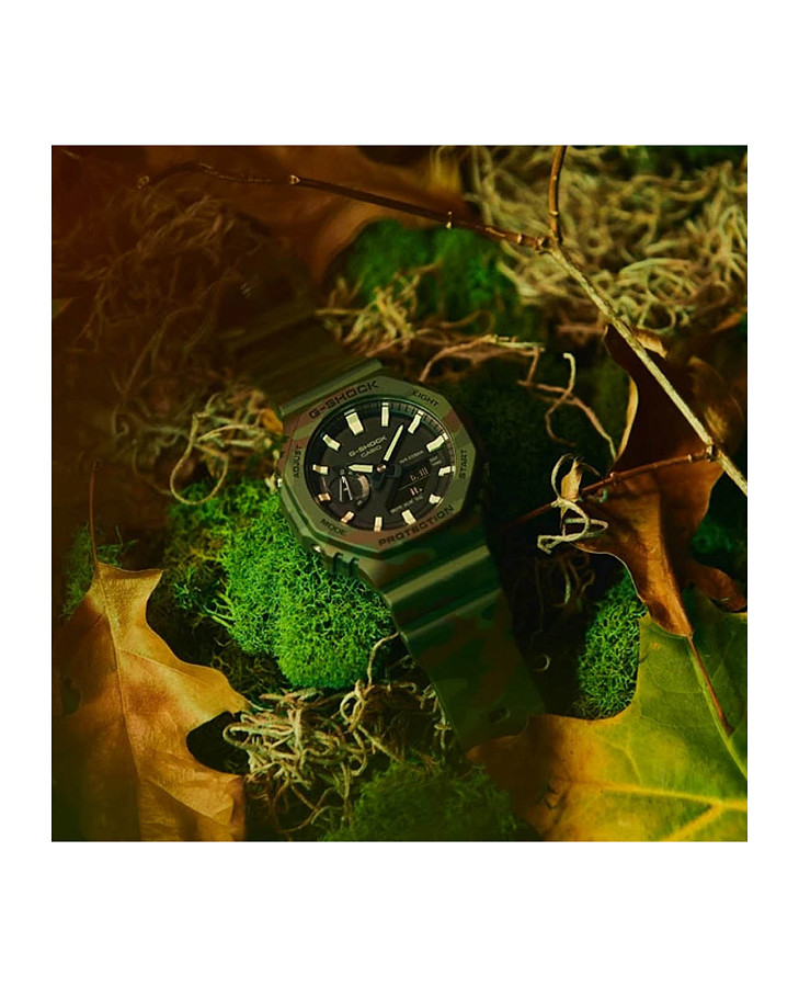 Часы Casio G-Shock GAE-2100WE-3A — пластик, пластик