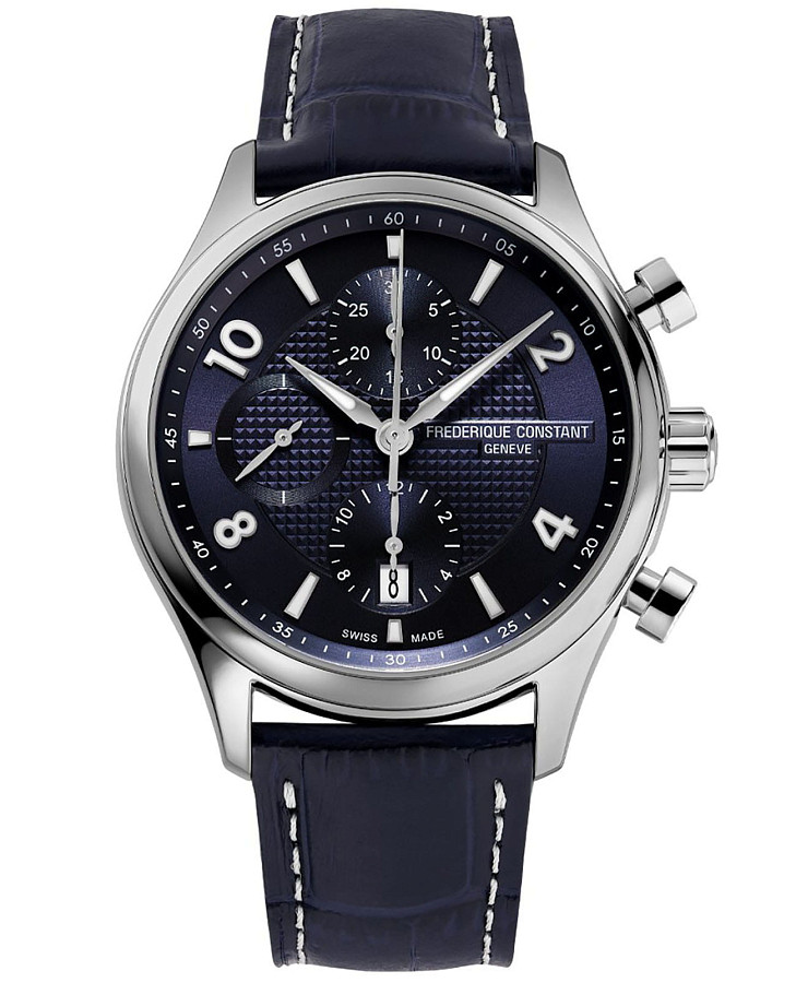 Часы Frederique Constant Runabout Chronograph Automatic FC-392RMN5B6 — мужские, синий