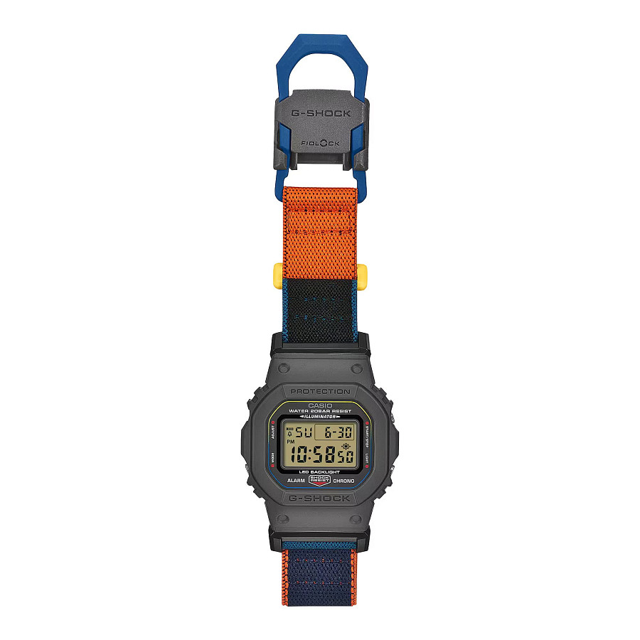 Часы Casio G-Shock DW-5600MNC-8A2 — тканевый, мужские