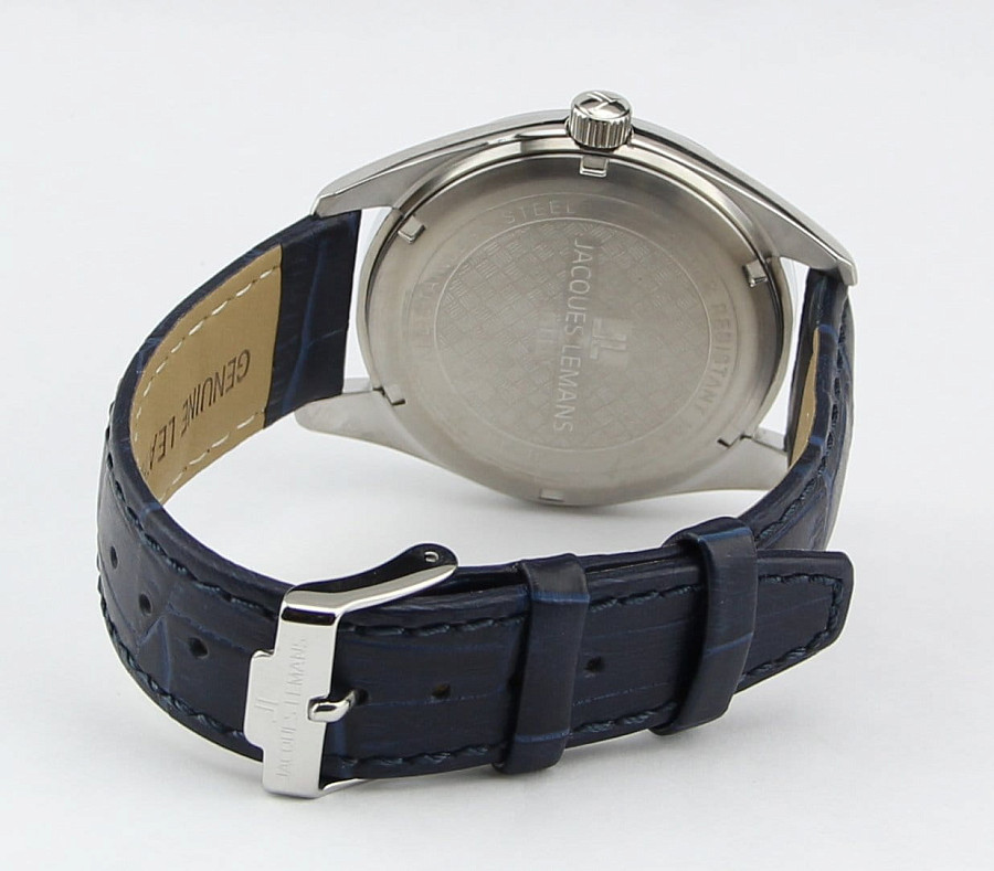 Часы Jacques Lemans Classic 1-1859C — синий, сталь металл