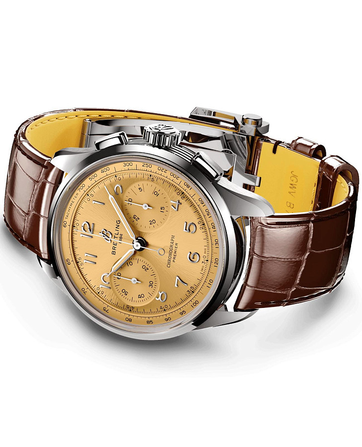 Часы Breitling Premier B09 Chronograph 40 AB0930F51H1P1 — сталь металл, Швейцария