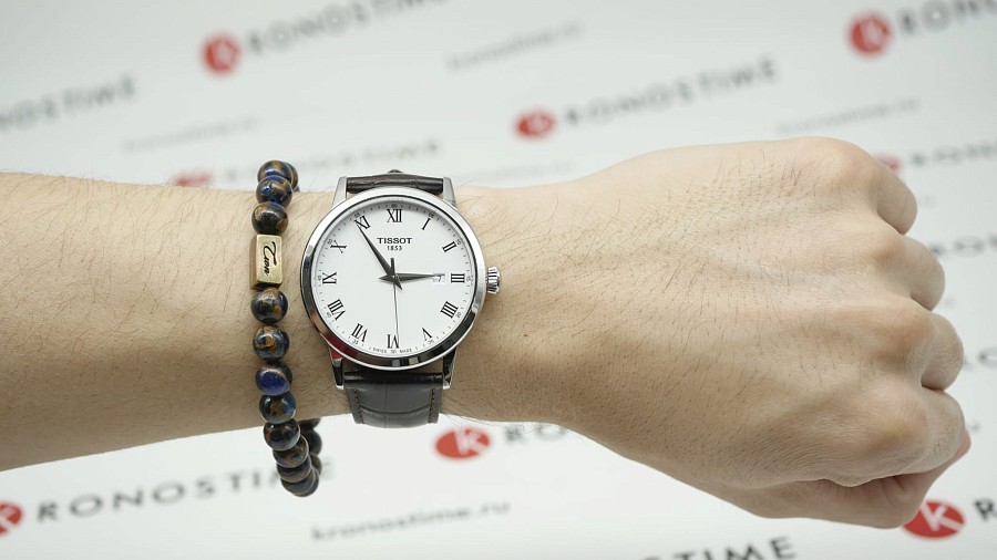 Часы Tissot Classic Dream T129.410.16.013.00 — сталь металл, кожаный
