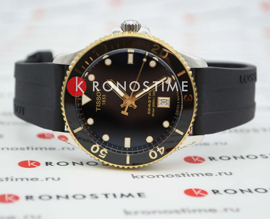 Часы Tissot Seastar 1000 T120.410.27.051.00 — мужские, каучук