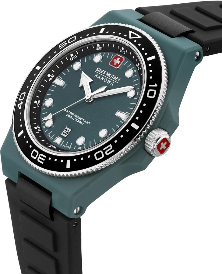 Часы Swiss Military Hanowa Ocean Pioneer SMWGN0001185 — кварцевые, металл сталь
