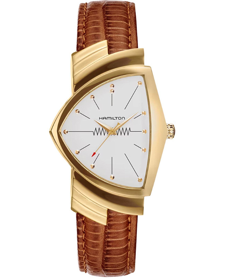 Часы Hamilton Ventura Quartz H24301511 — мужские, белый