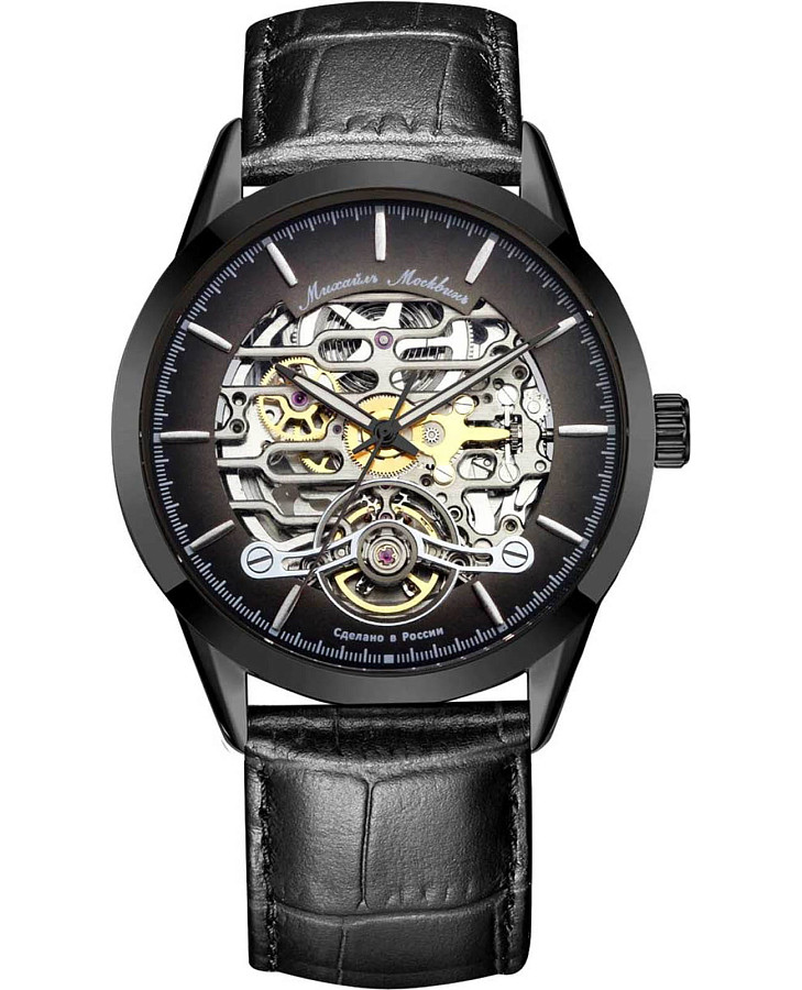 Часы Михаил Москвин Elegance 1503L-6 — мужские, черный