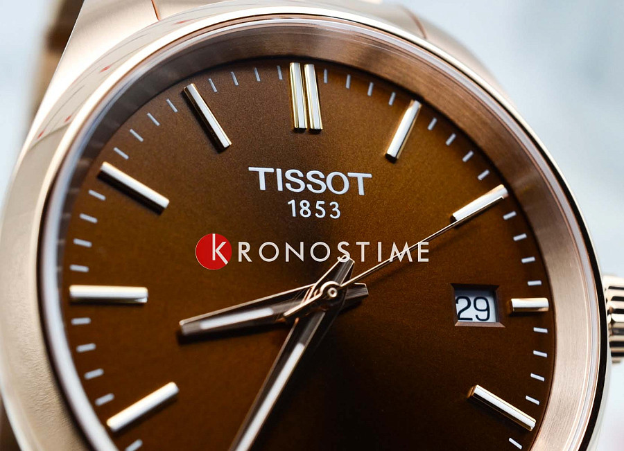 Часы Tissot T-Classic PR 100 34mm T150.210.33.291.00 — нержавеющая сталь с pvd-покрытием, женские