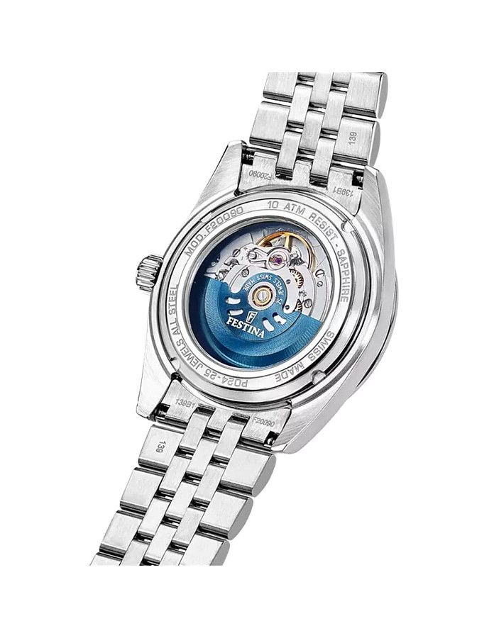 Часы Festina Swiss Made F20090/4 — металл сталь, Испания