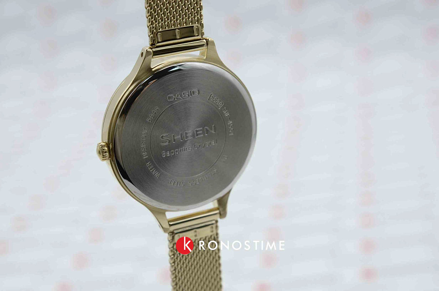 Часы Casio Sheen SHE-4551GM-9A — сталь с ip покрытием, женские