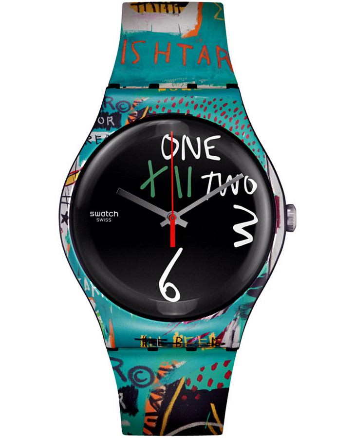 Часы Swatch New Gent SUOZ356 — мужские, черный