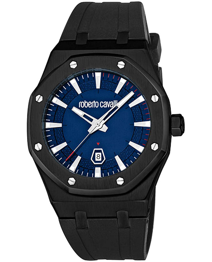 Часы Roberto Cavalli Uomo Ottagono RC5G102P0045 — мужские, синий