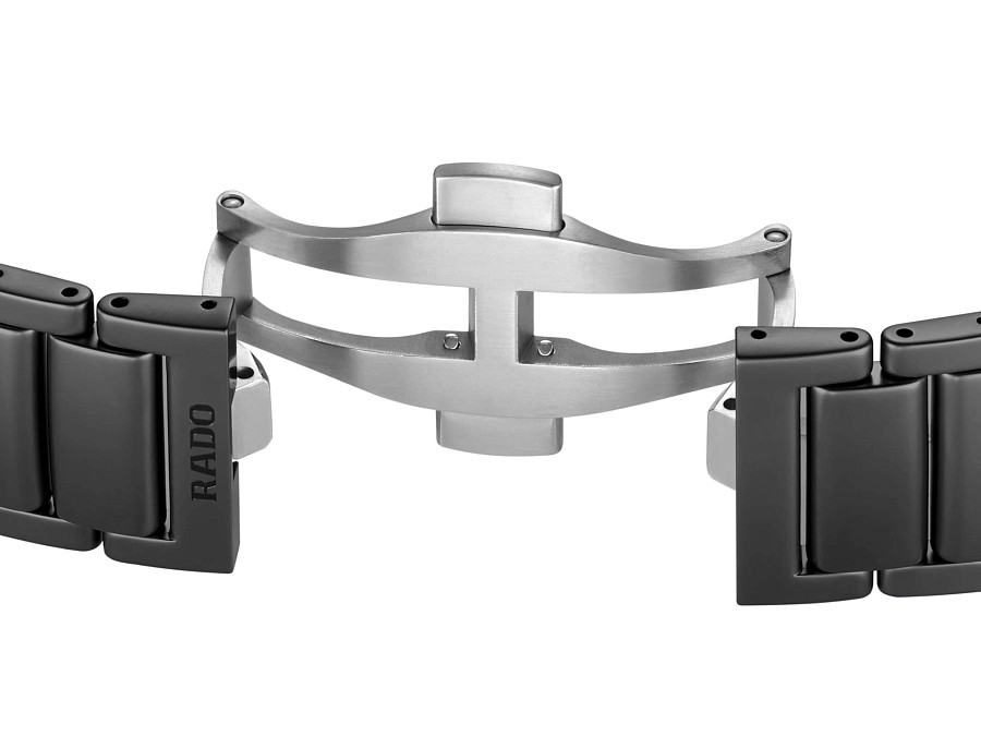 Часы Rado True Square Automatic Skeleton R27197152 — высокотехнологичная керамика, женские