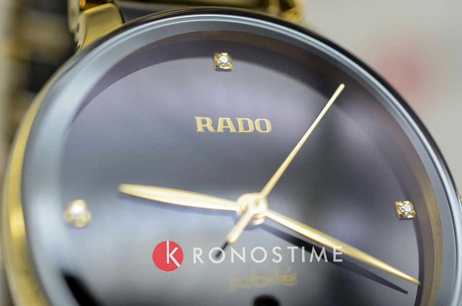 Часы Rado Centrix Diamonds R30025712 — высокотехнологичная керамика + нержавеющая сталь с pvd покрытием, женские