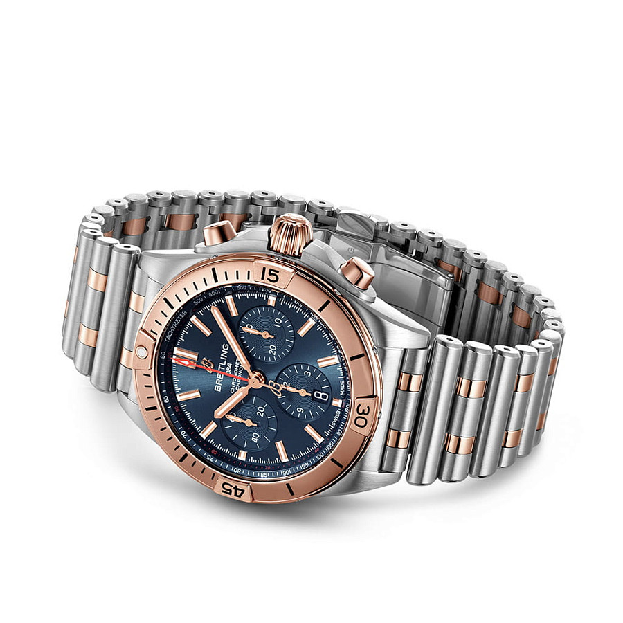 Часы Breitling Chronomat B01 42 UB0134101C1U1 — сталь металл золото, Швейцария