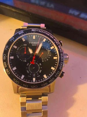 Фото покупателя: Швейцарские наручные часы Tissot SuperSport Chrono T125.617.11.051.00 с хронографом