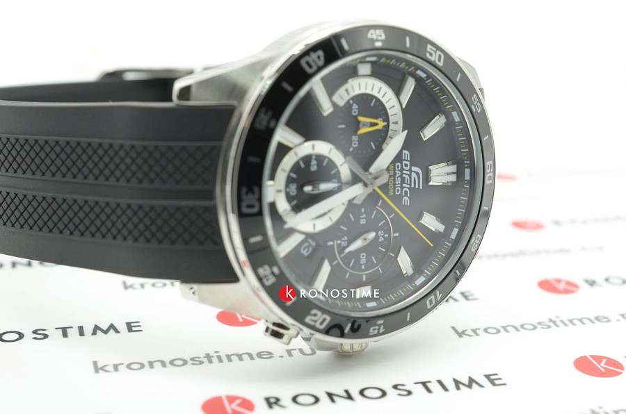 Часы Casio Edifice EFV-570P-1A — кварцевые, сталь металл
