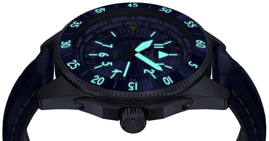 Часы Aviator Airacobra V.1.37.0.308.4 — кварцевые, металл сталь